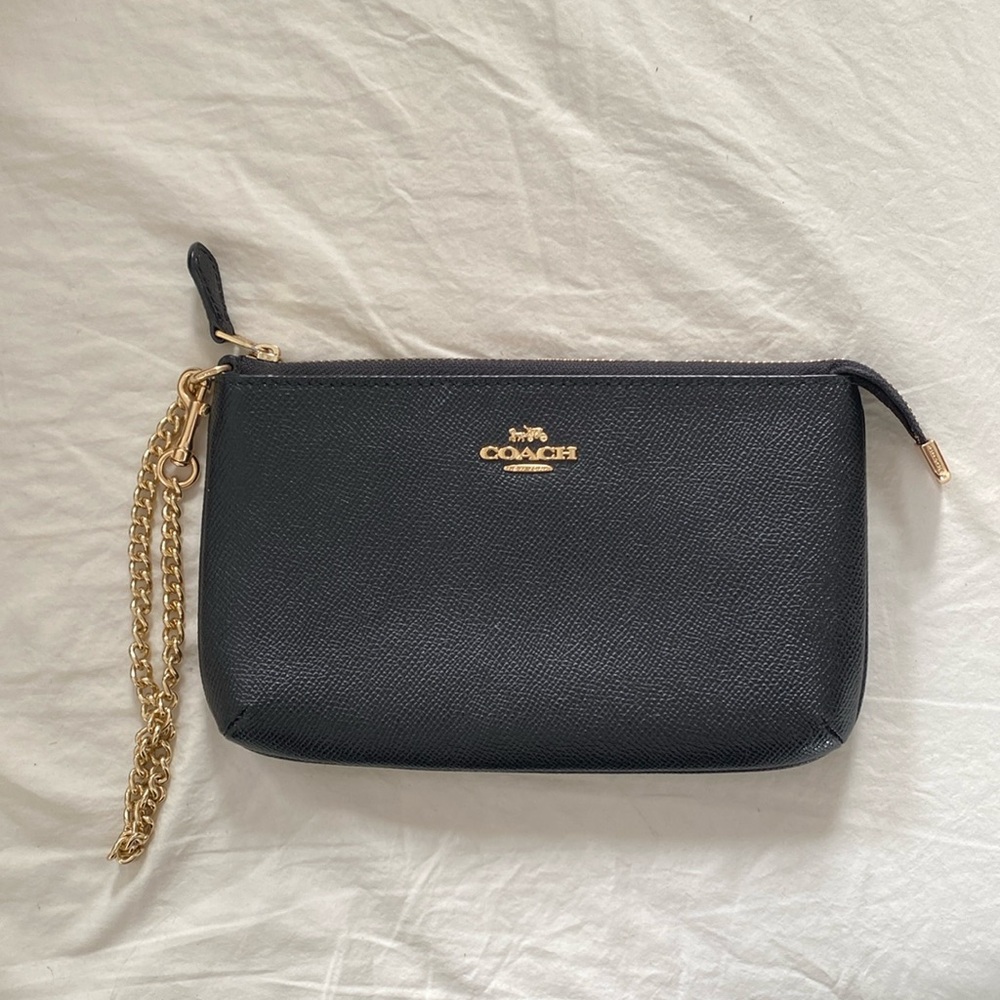 Coach Leather Wristlet Wallet
